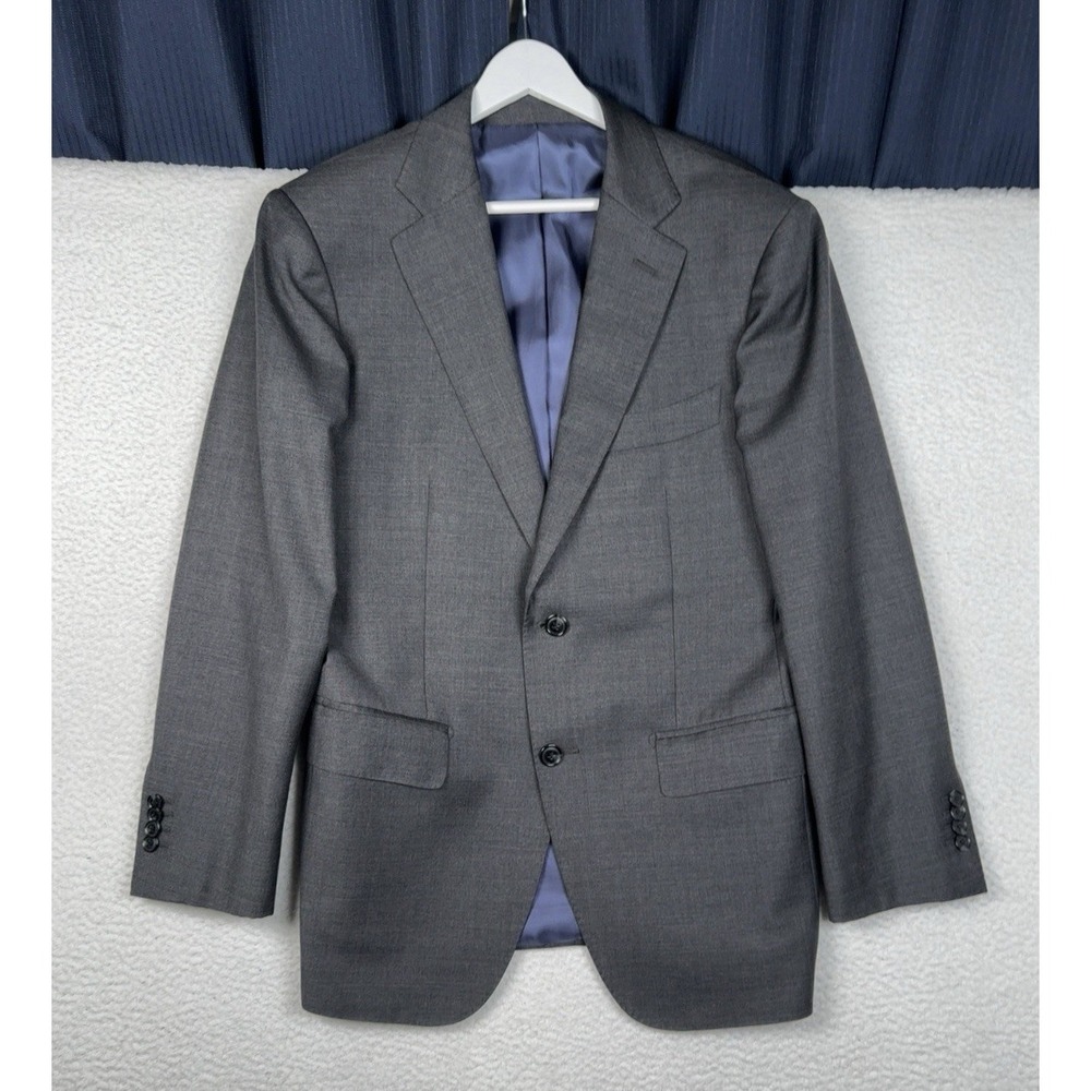 SUITSUPPLY Pure Wool Super 110's Perennial Blazer Jacket Gray - UK 38 / EU 48